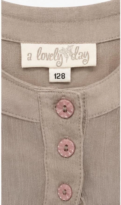 Boléro A Lovely Day bege com babados - Tamanho 8 anos (128 cm) - Elegante – photo 3